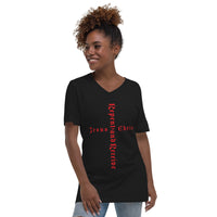 Repent and Receive Jesus Christ V-Neck T-Shirt