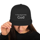 In The Beginning God Snapback Hat - Have You Read The Red