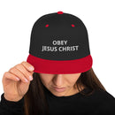 Obey Jesus Christ Snapback Hat - Have You Read The Red