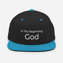 In The Beginning God Snapback Hat - Have You Read The Red