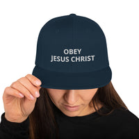 Obey Jesus Christ Snapback Hat