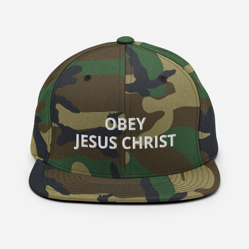 Obey Jesus Christ Snapback Hat - Have You Read The Red