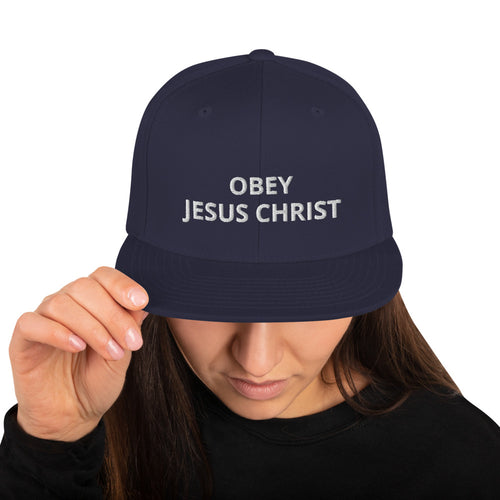 Obey Jesus Christ Snapback Hat - Have You Read The Red