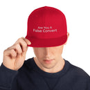 Are You A False Convert Snapback Hat - Have You Read The Red