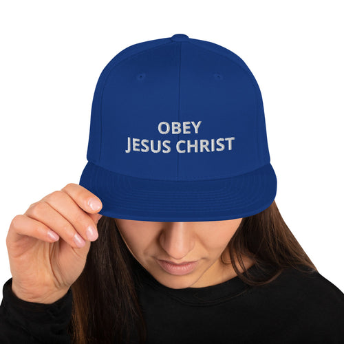 Obey Jesus Christ Snapback Hat - Have You Read The Red