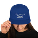 In The Beginning God Snapback Hat - Have You Read The Red