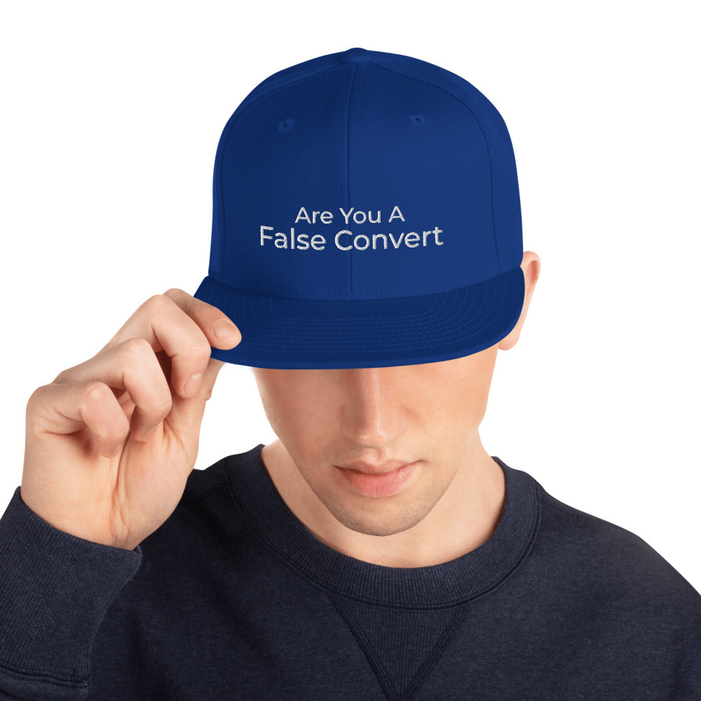 Are You A False Convert Snapback Hat - Have You Read The Red