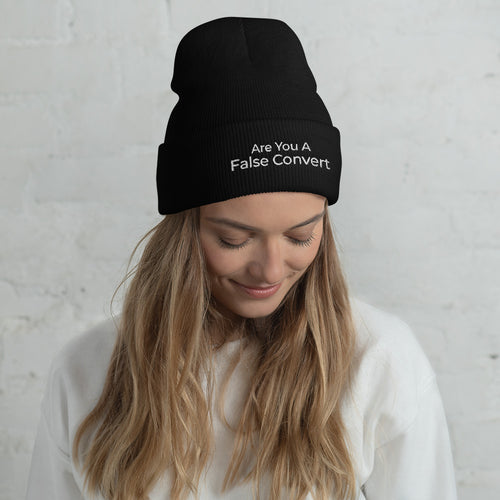 Are You A False Convert Cuffed Beanie - Have You Read The Red