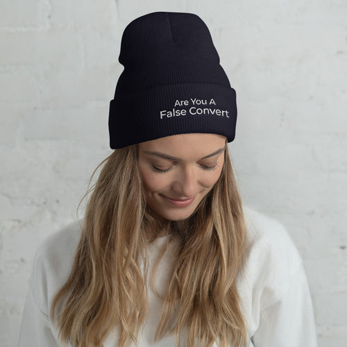 Are You A False Convert Cuffed Beanie - Have You Read The Red
