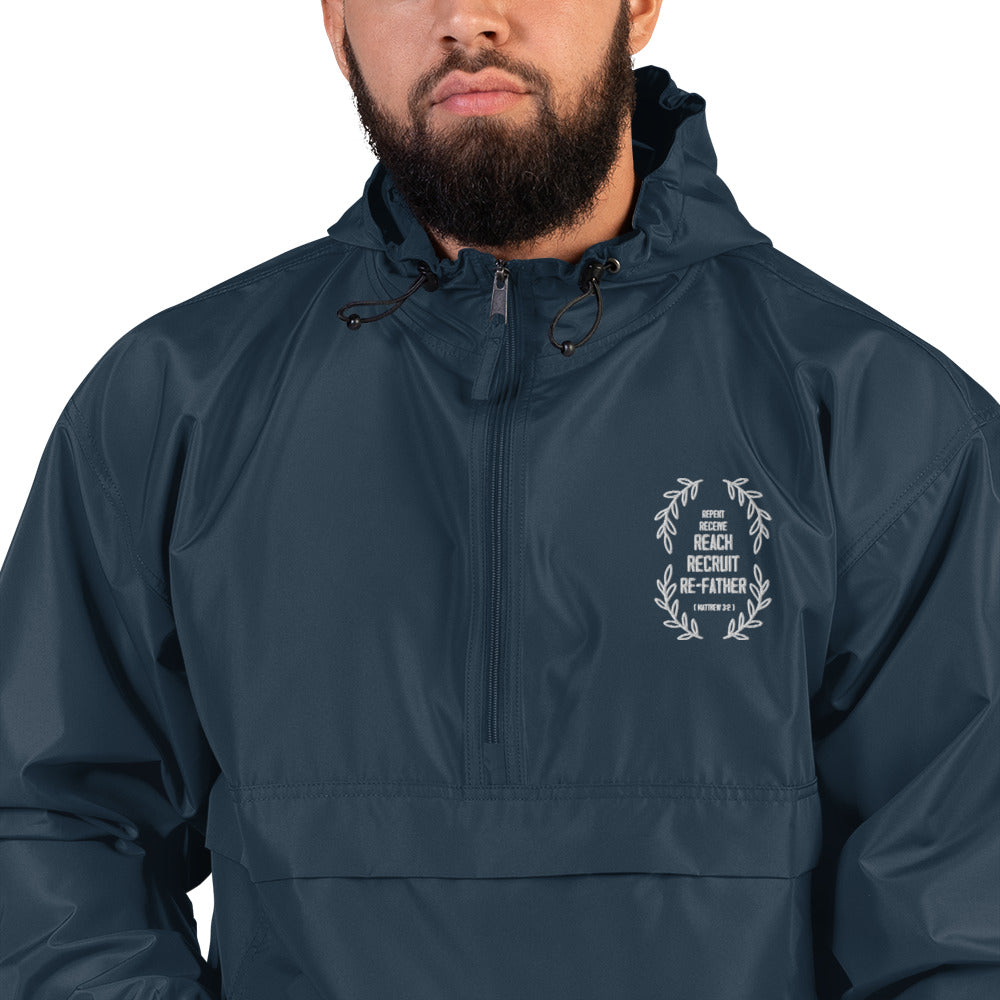 Repent Receive Reach Recruit ReFather Champion Packable Jacket - Have You Read The Red