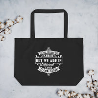 We Are The Body Of Christ But We Are In Different Lanes (1 Cor. 12:12) Tote Bag