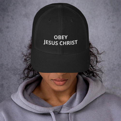 Obey Jesus Trucker Cap - Have You Read The Red