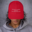 We Don't Counsel Demons Trucker Cap - Have You Read The Red