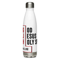 God Jesus Holy Spirit (Genesis 1:26)  Water Bottle