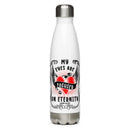 My Eyes Are Focused On Eternity (John 10:28) Water Bottle - Have You Read The Red