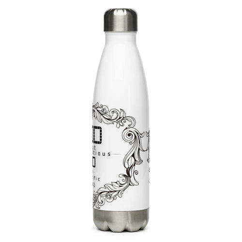 God Is Not Superstitious God Is Scientific (Genesis 1) Water Bottle - Have You Read The Red