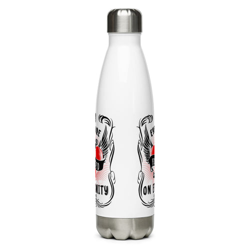 My Eyes Are Focused On Eternity (John 10:28) Water Bottle - Have You Read The Red