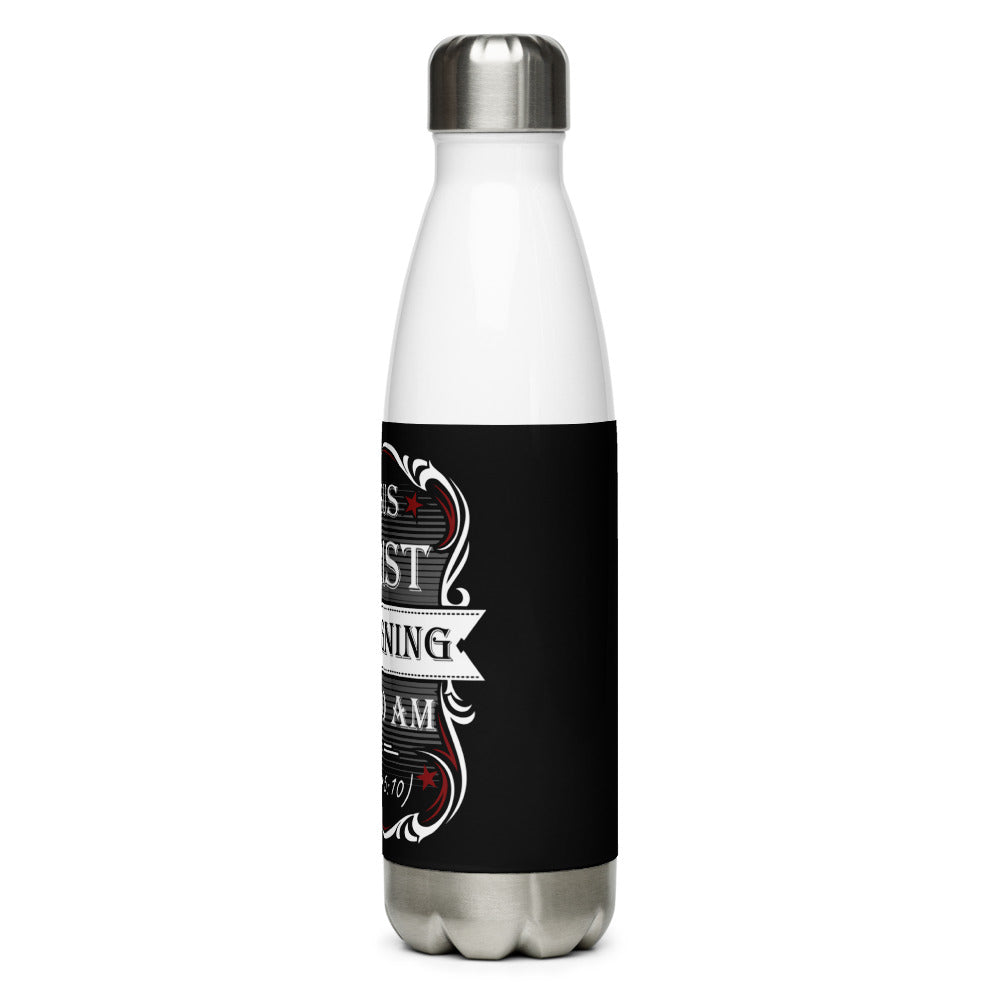 Jesus Christ Is Reigning And So Am I (Revelation 5:10) Water Bottle - Have You Read The Red