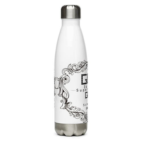 God Is Not Superstitious God Is Scientific (Genesis 1) Water Bottle - Have You Read The Red