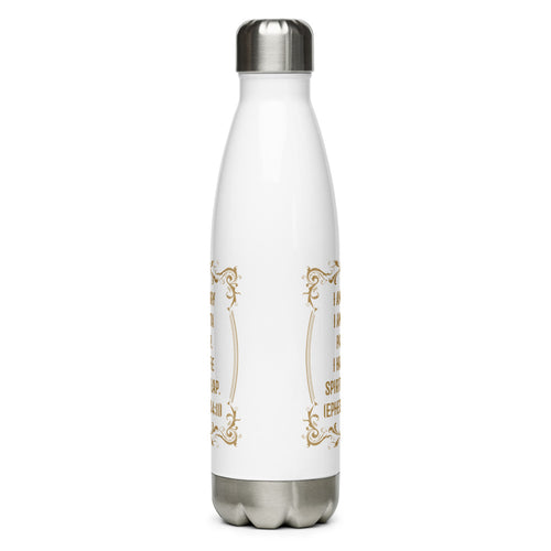 I Am Sorry I Am Not A Pastor.  I Have The Spirit of Slap. (Ephesians 4:11) Water Bottle - Have You Read The Red