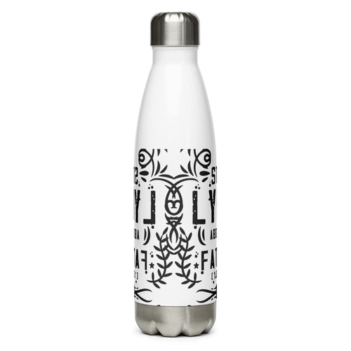 Stop Lying About My Father (1 John 2:4) Water Bottle - Have You Read The Red