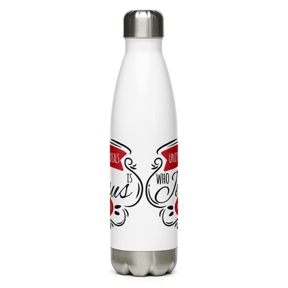 Unity Reveals Who Jesus Is (John 17:21) Water Bottle