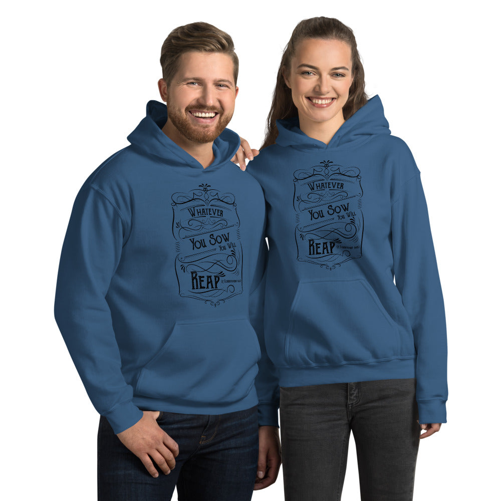 Whatever You Sow You Will Reap (2 Corinthians 9:6)  Hoodie