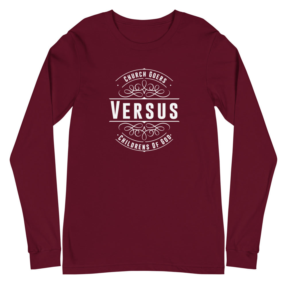 Church Goers vs. Children of God (Genesis 3:15) Long Sleeve Tee - Have You Read The Red