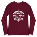 We Are The Body Of Christ But We Are In Different Lanes (1 Cor. 12:12) Long Sleeve Tee - Have You Read The Red