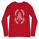 Repent, Receive, Reach, Recruit, ReFather (Matthew 3:2) Long Sleeve Tee - Have You Read The Red
