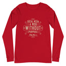 Social Media: A Mob Without A Purpose (Psalms 1:1)  Long Sleeve Tee - Have You Read The Red