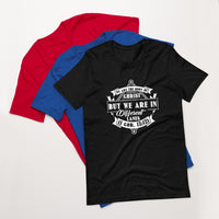We Are The Body Of Christ But We Are In Different Lanes (1 Cor. 12:12) Unisex T-Shirt
