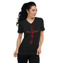 Love Looks Like Jesus Christ V-Neck T-Shirt - Have You Read The Red