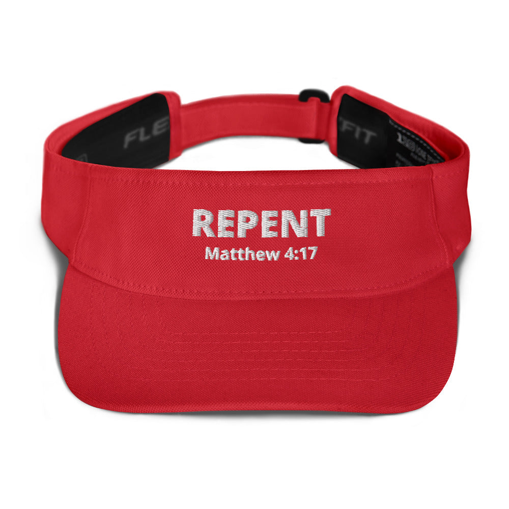 Repent Matthew 4:17 Visor