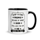 Stop Hating People Because Of Gossip.  God Still Loves You And He Knows The Truth. Proverbs 8:13) Mug - Have You Read The Red
