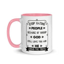 Stop Hating People Because Of Gossip.  God Still Loves You And He Knows The Truth. Proverbs 8:13) Mug - Have You Read The Red
